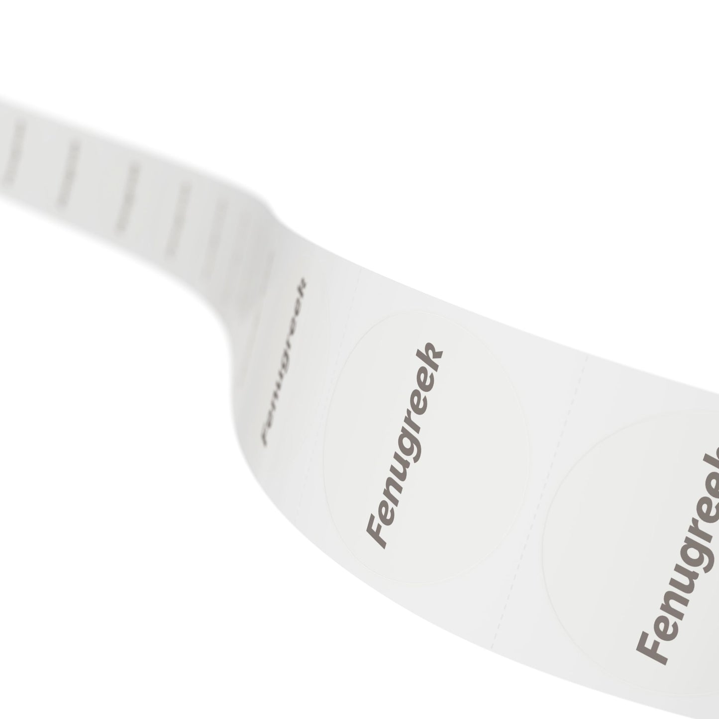 🧊 Fenugreek 🧊 Herbs and Spices - Round Sticker Label Rolls