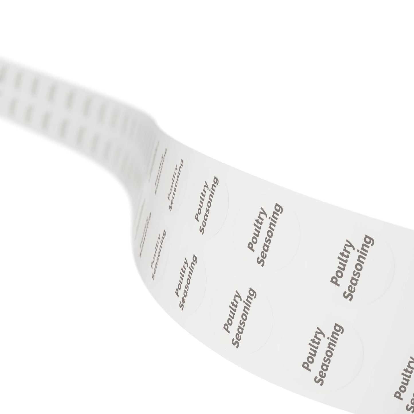 🧊 Poultry Seasoning 🧊 Herbs and Spices - Round Sticker Label Rolls