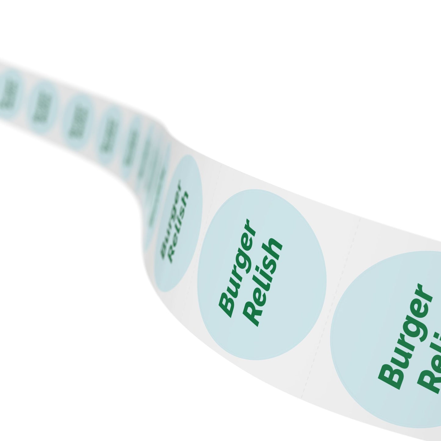 🧊 Burger Relish 🧊 All Things Pickled - Round Sticker Label Rolls