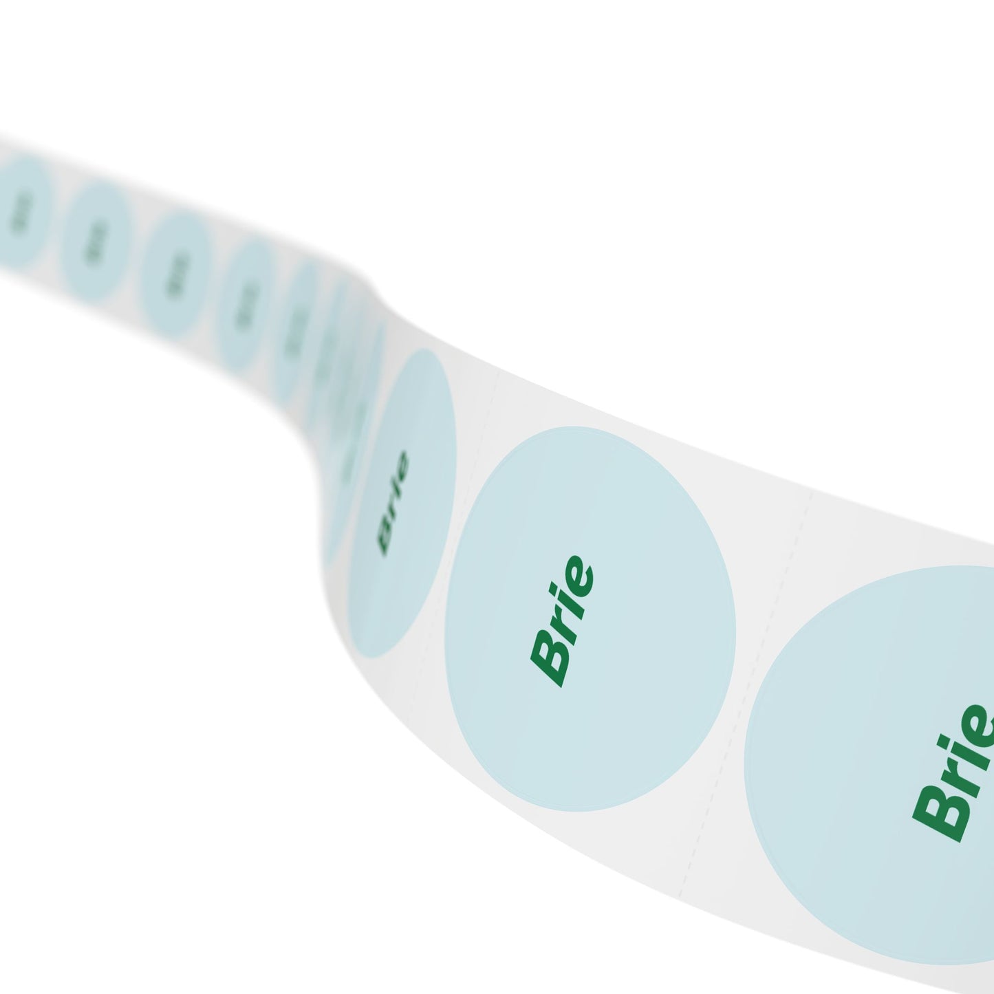 🧊 Brie 🧊 Cheeses and Dips - Round Sticker Label Rolls