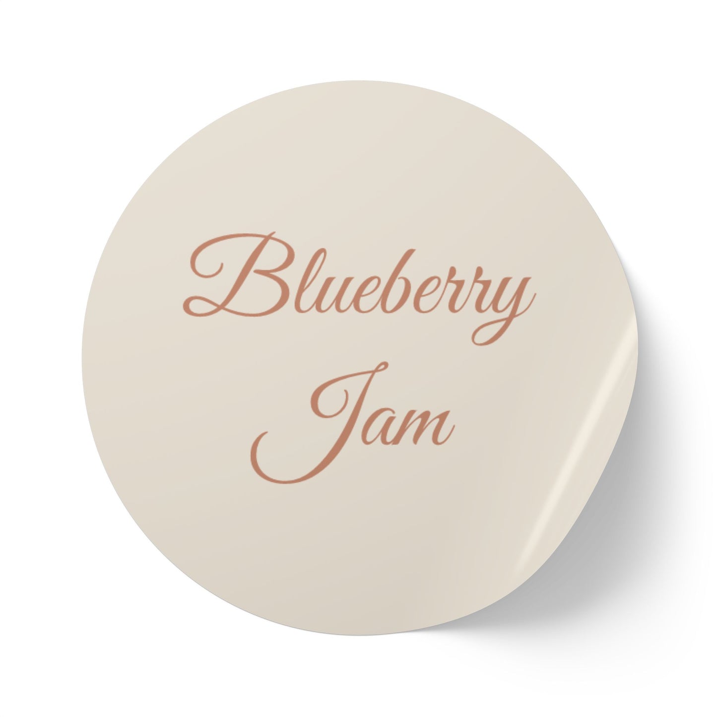 π§ Blueberry Jam π§ Round Sticker Label Rolls