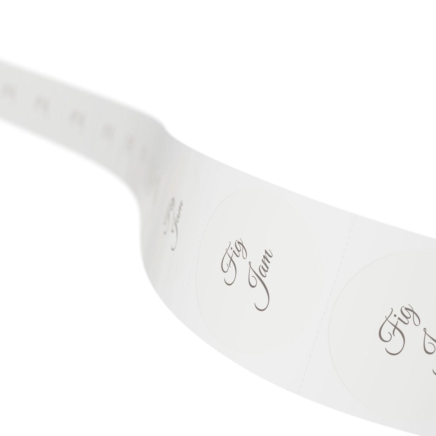 π§ Fig Jam π§ Round Sticker Label Rolls