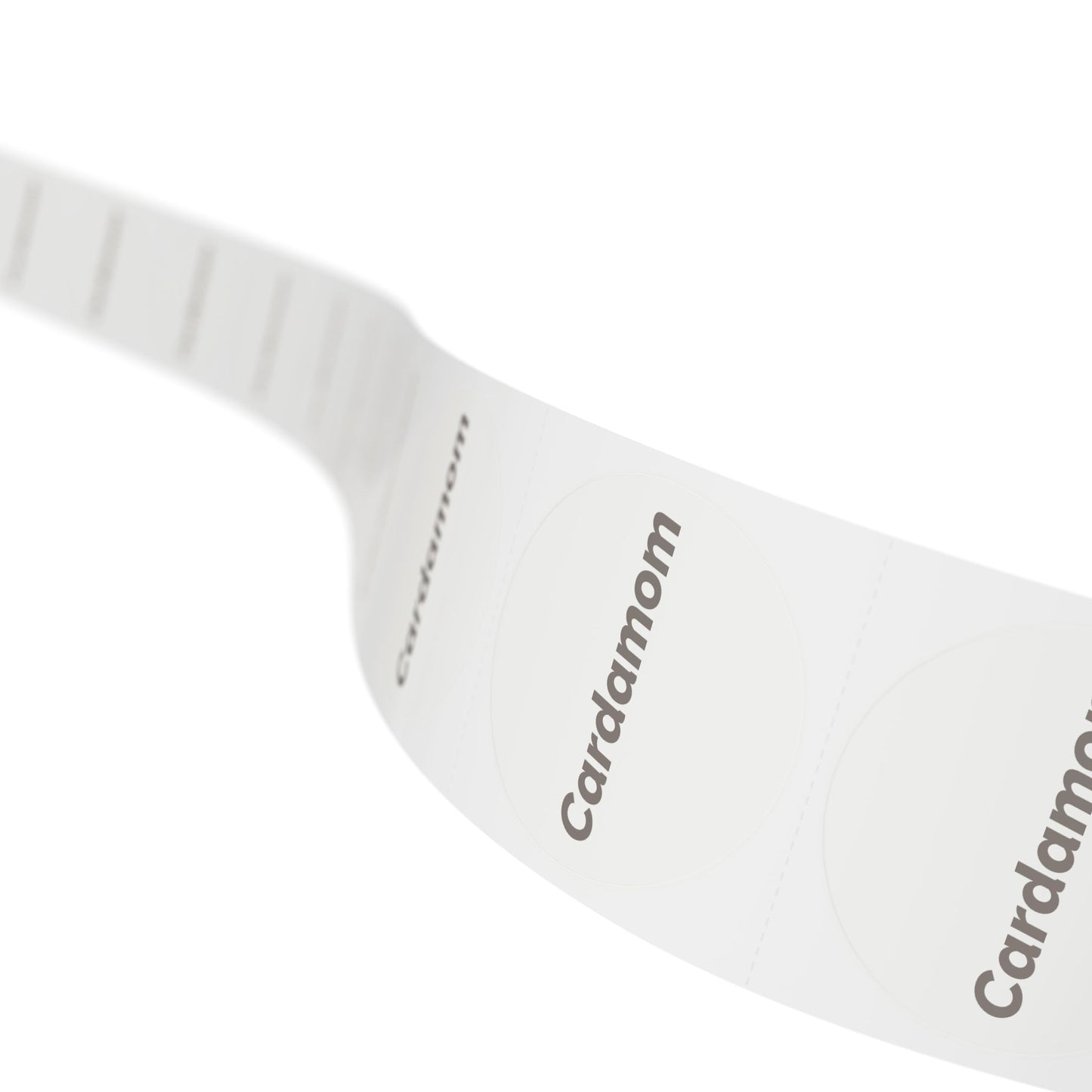 🧊 Cardamom 🧊 Herbs and Spices - Round Sticker Label Rolls