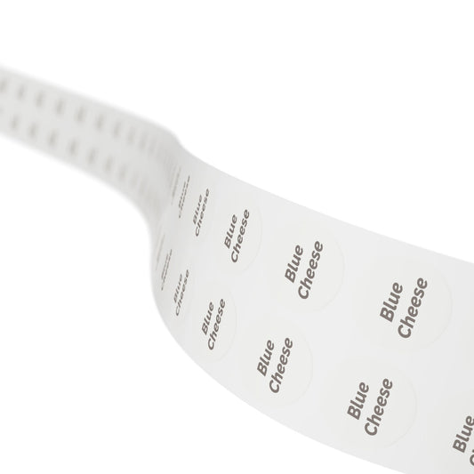 🧊 Blue Cheese 🧊 Cheeses and Dips - Round Sticker Label Rolls