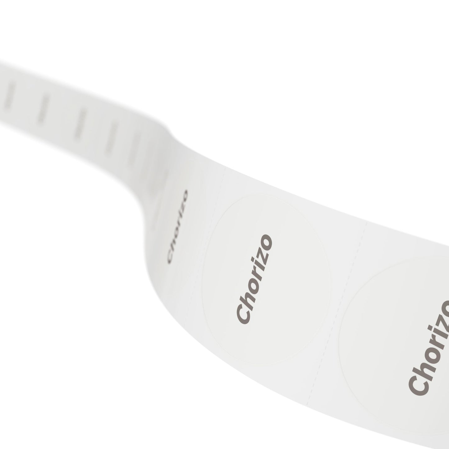 Round Sticker Label Rolls - 🧊 Chorizo – Small Circular Labels