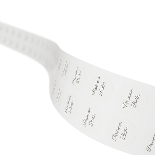 🧊 Persimmon Butter 🧊 Round Sticker Label Rolls