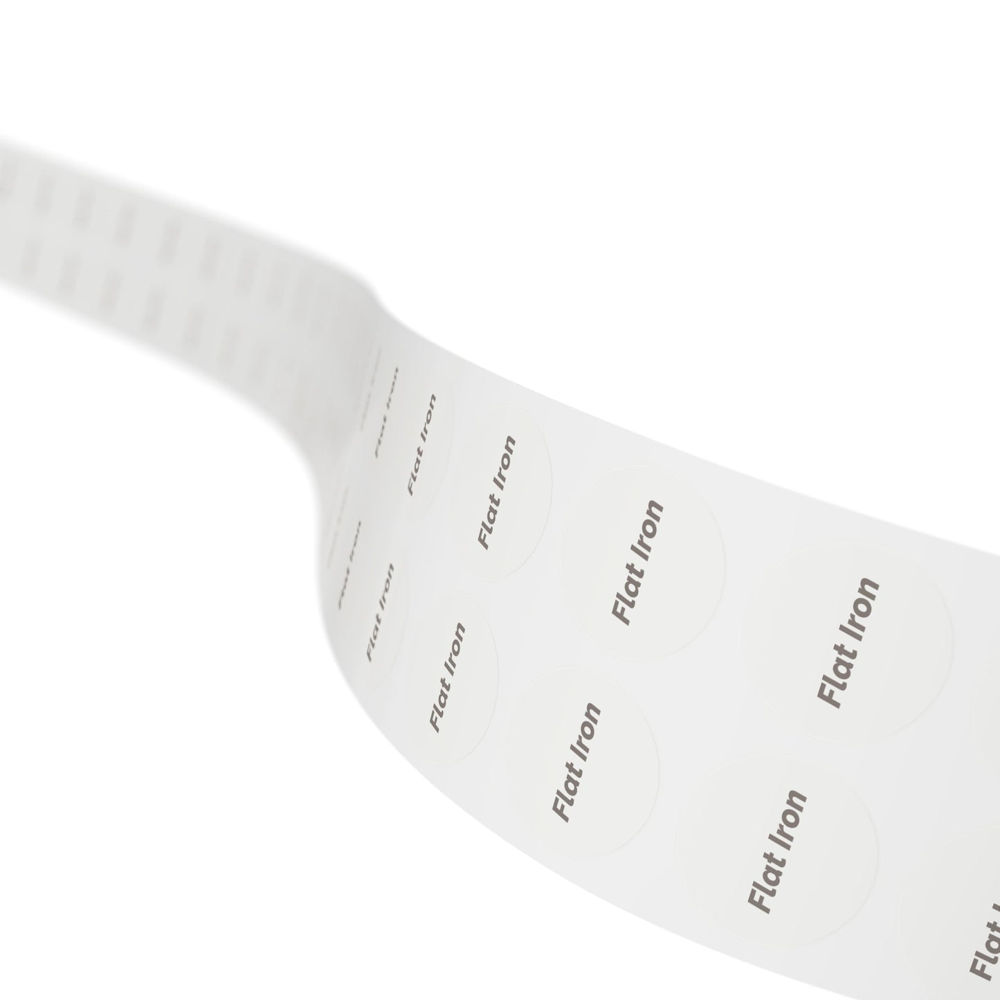 Round Sticker Label Rolls - 🧊 Flat Iron – Small Circular Labels