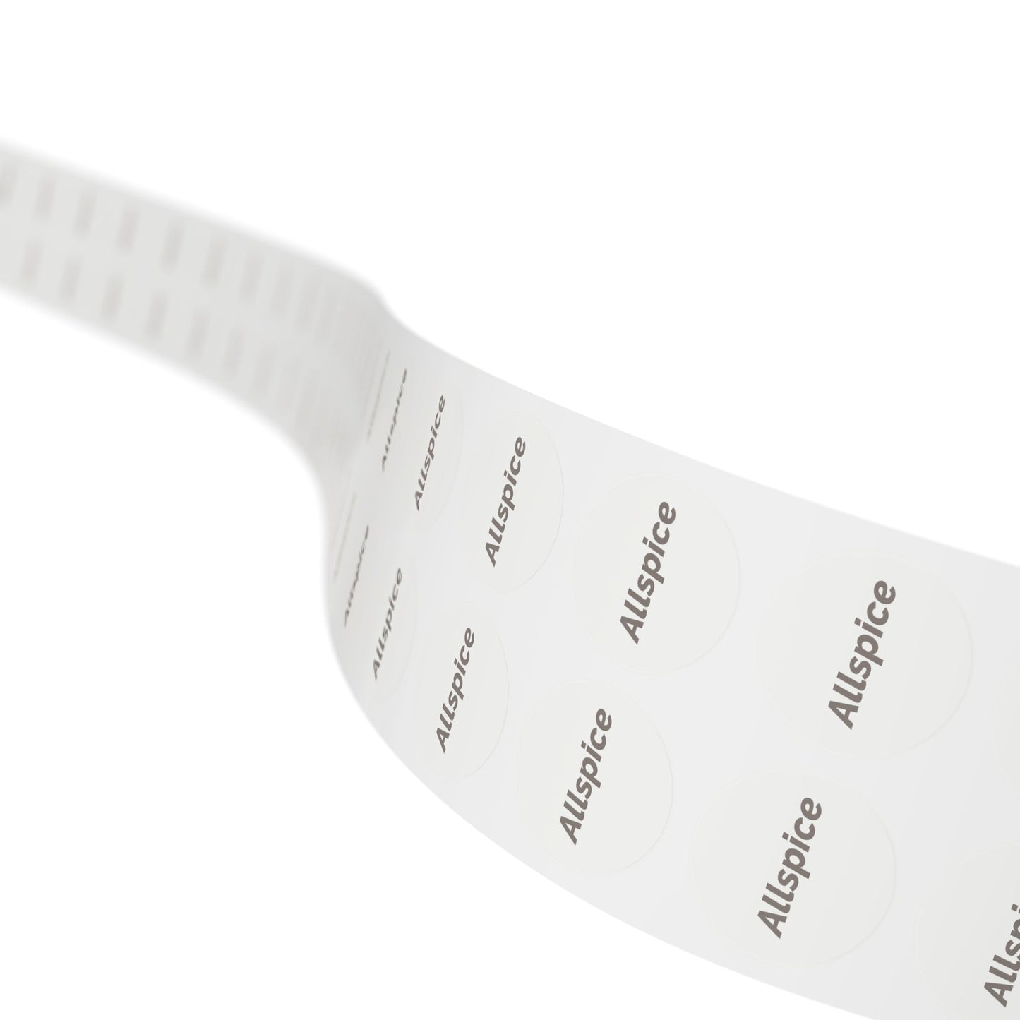 🧊 Allspice 🧊 Herbs and Spices - Round Sticker Label Rolls