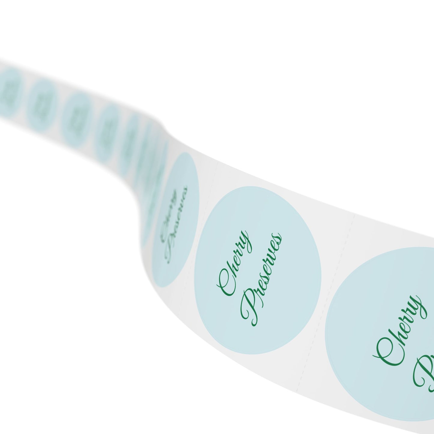 🧊 Cherry Preserves 🧊 Round Sticker Label Rolls
