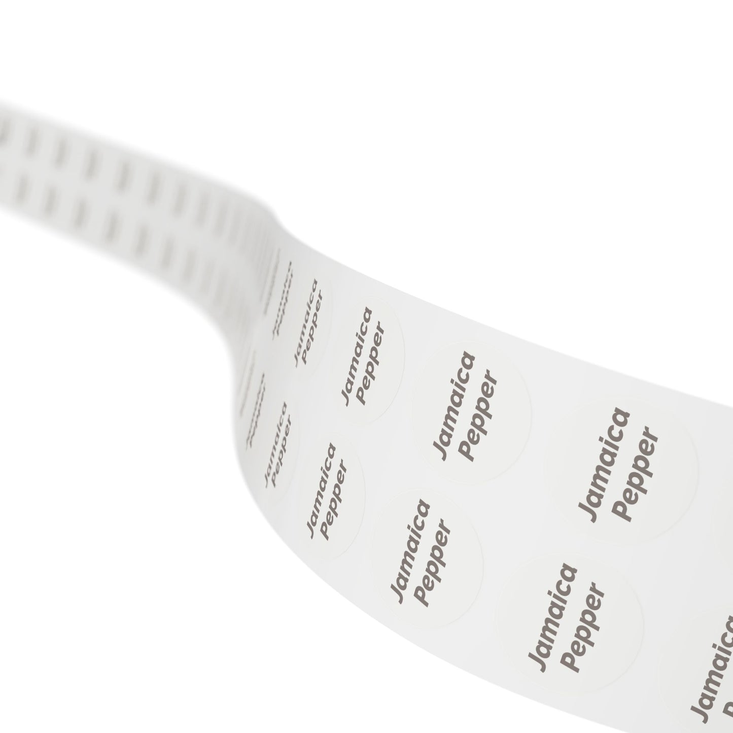 🧊 Jamaica Pepper 🧊 Herbs and Spices - Round Sticker Label Rolls