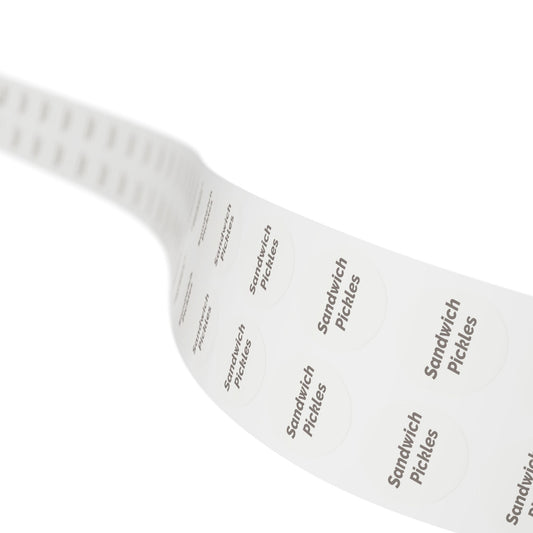 🧊 Sandwich Pickles 🧊 All Things Pickled - Round Sticker Label Rolls