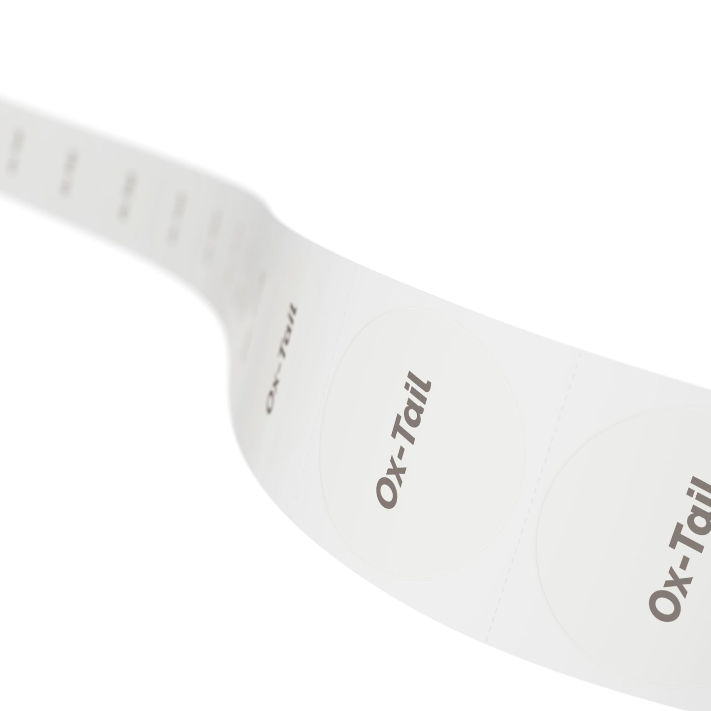 Round Sticker Label Rolls - 🧊 Ox Tail – Small Circular Labels