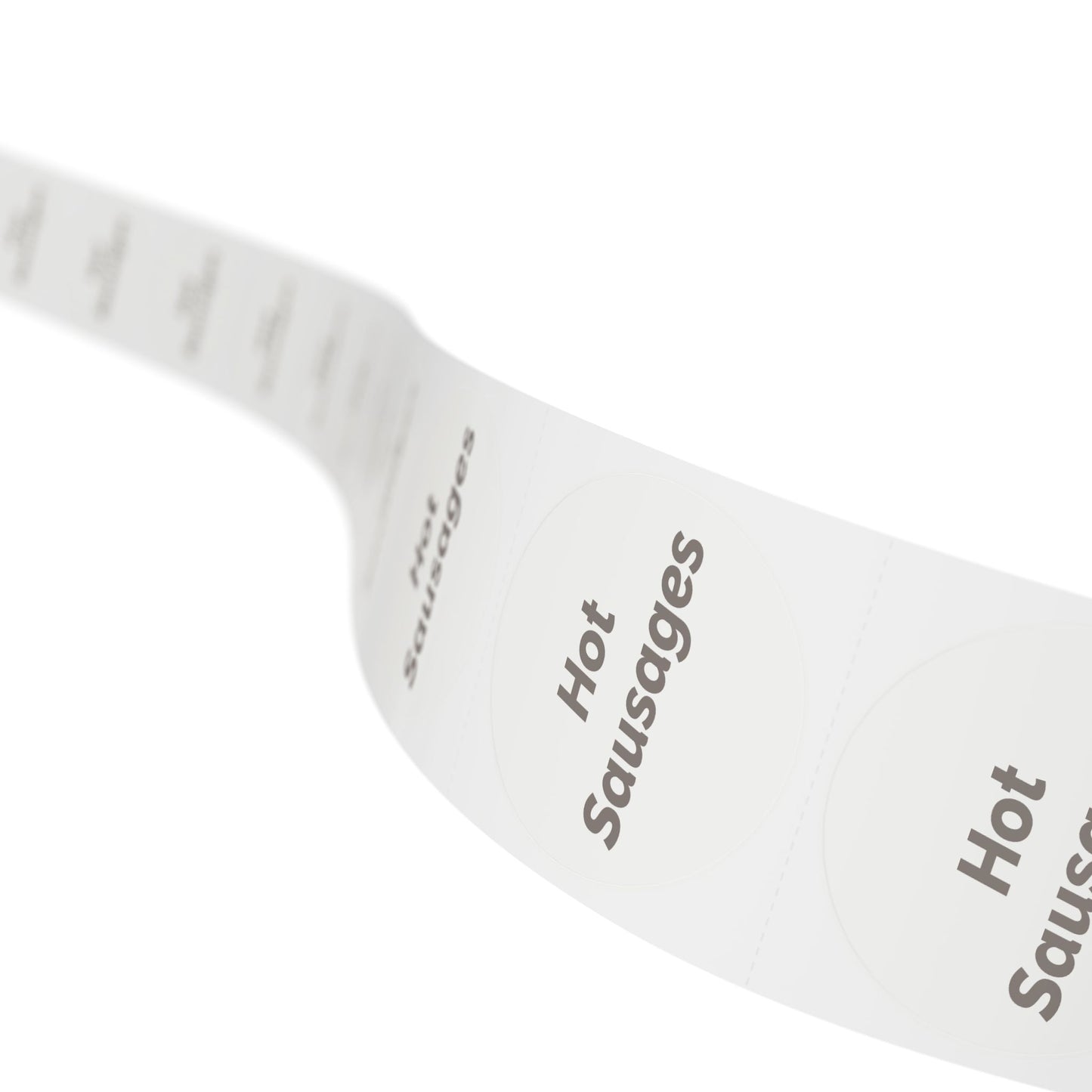 🧊 Hot Sausages 🧊 All Things Pickled - Round Sticker Label Rolls