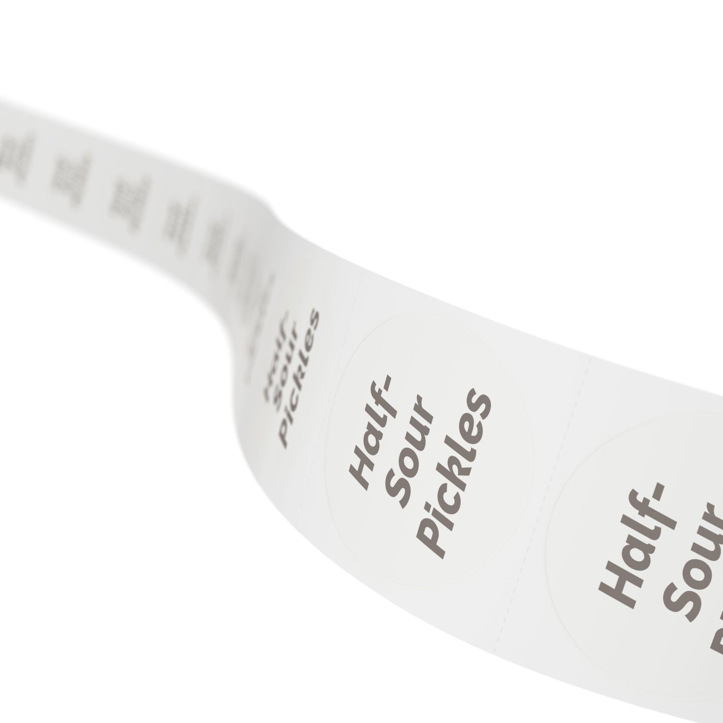 🧊 Half-Sour Pickles 🧊 All Things Pickled - Round Sticker Label Rolls