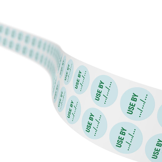 Round Sticker Label Rolls - 🧊 USE BY Stickers – Small Circular Labels