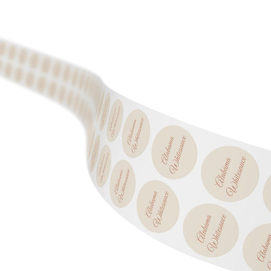 🧊 Alabama White Sauce 🧊 Round Sticker Label Rolls