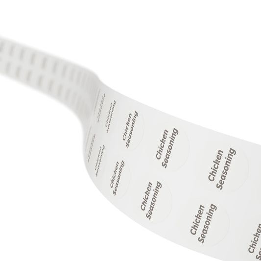 🧊 Chicken Seasoning 🧊 Herbs and Spices - Round Sticker Label Rolls
