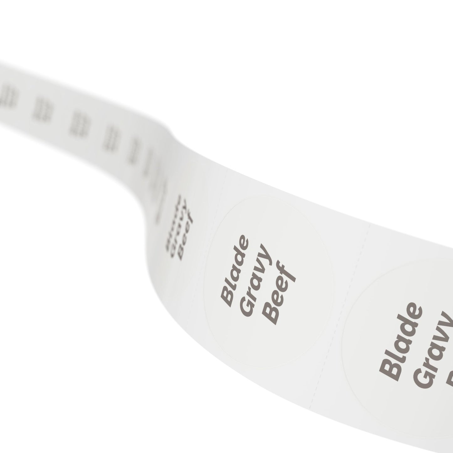 Round Sticker Label Rolls - 🧊 Blade Gravy Beef – Small Circular Labels