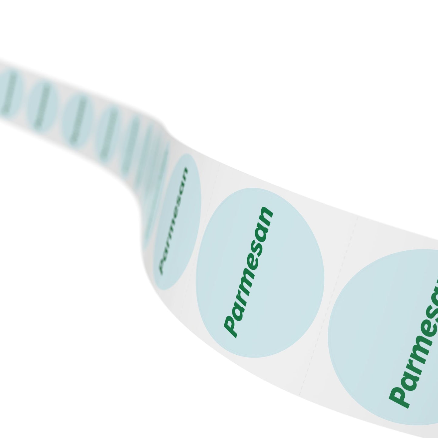 🧊 Parmesan 🧊 Cheeses and Dips - Round Sticker Label Rolls