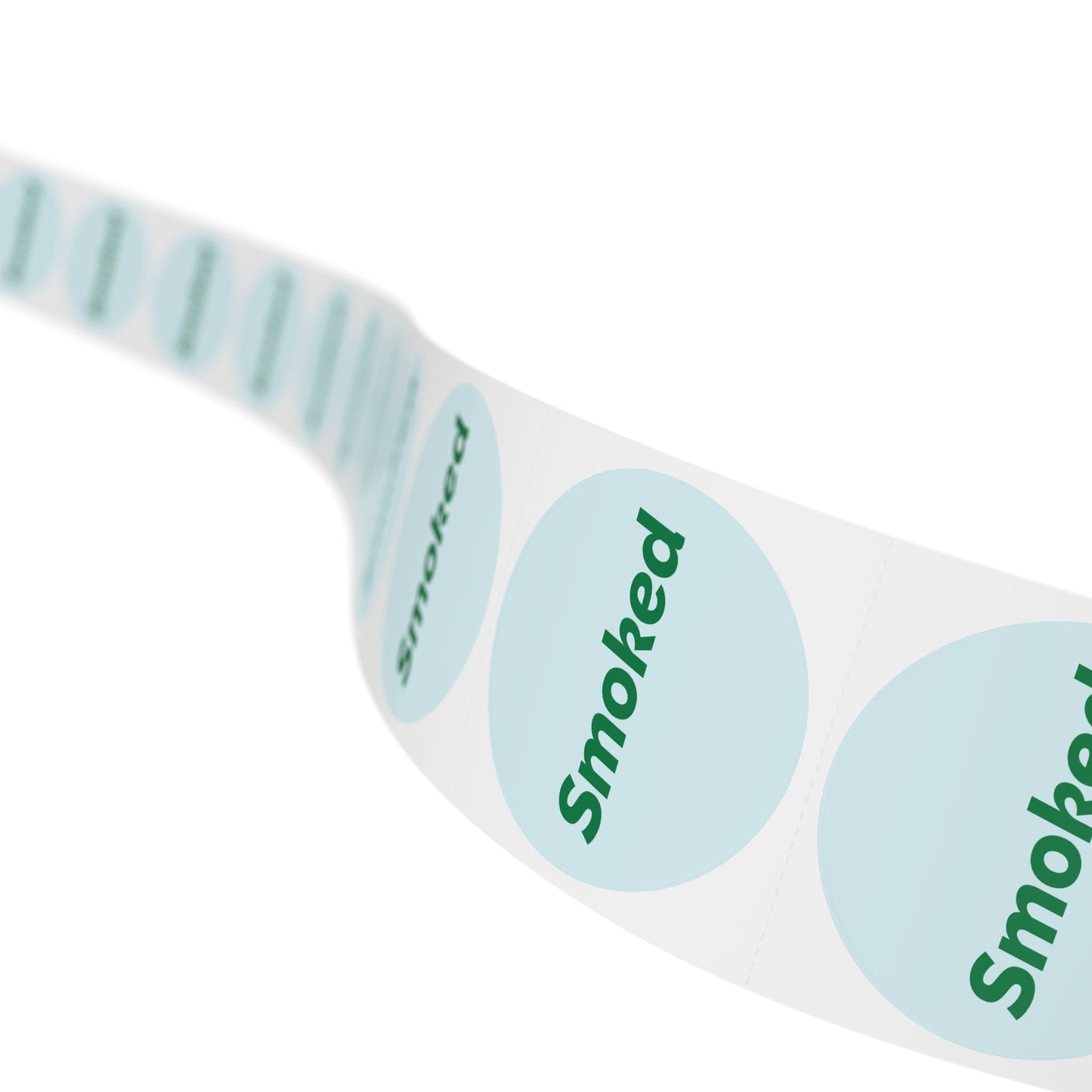 Round Sticker Label Rolls - 🧊 Smoked – Small Circular Labels