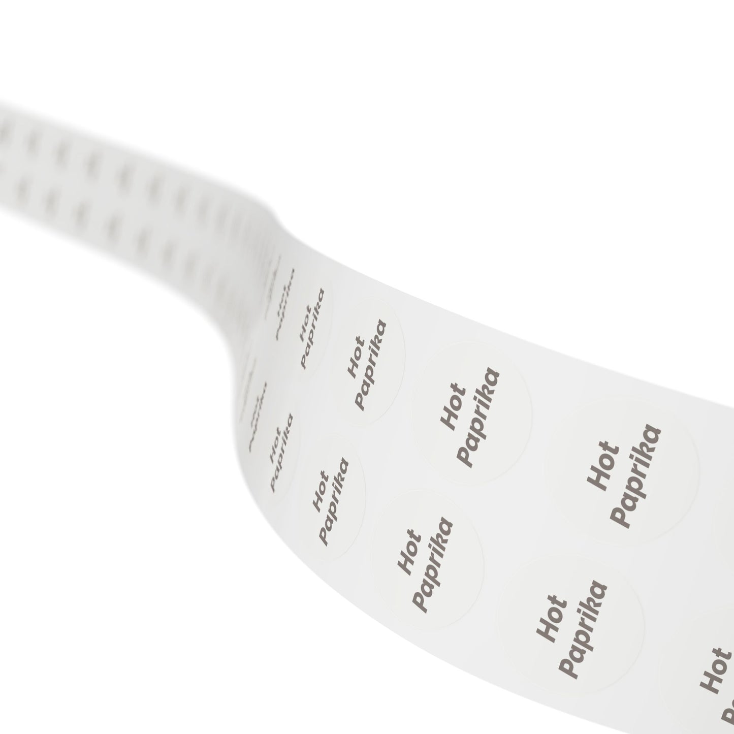 🧊 Hot Paprika 🧊 Herbs and Spices - Round Sticker Label Rolls