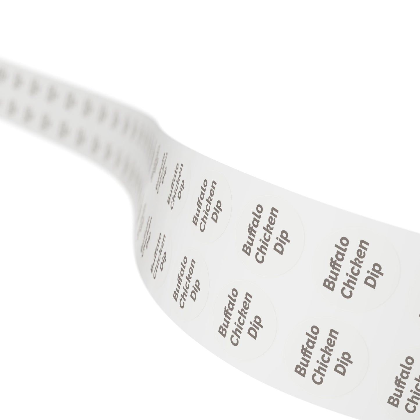 🧊 Buffalo Chicken Dip 🧊 Cheeses and Dips - Round Sticker Label Rolls