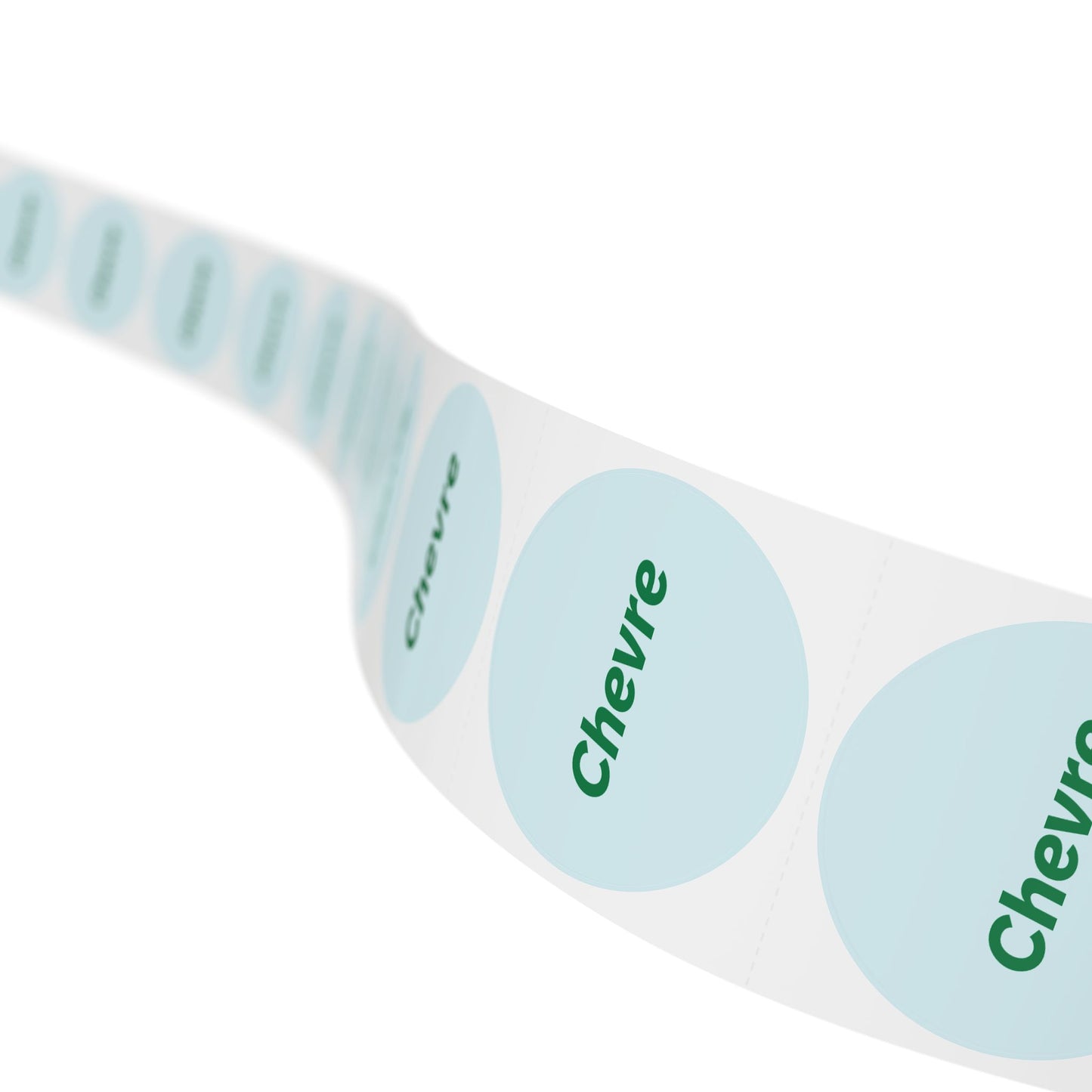 🧊 Chevre 🧊 Cheeses and Dips - Round Sticker Label Rolls