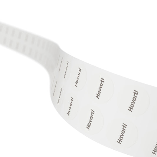 🧊 Havarti 🧊 Cheeses and Dips - Round Sticker Label Rolls