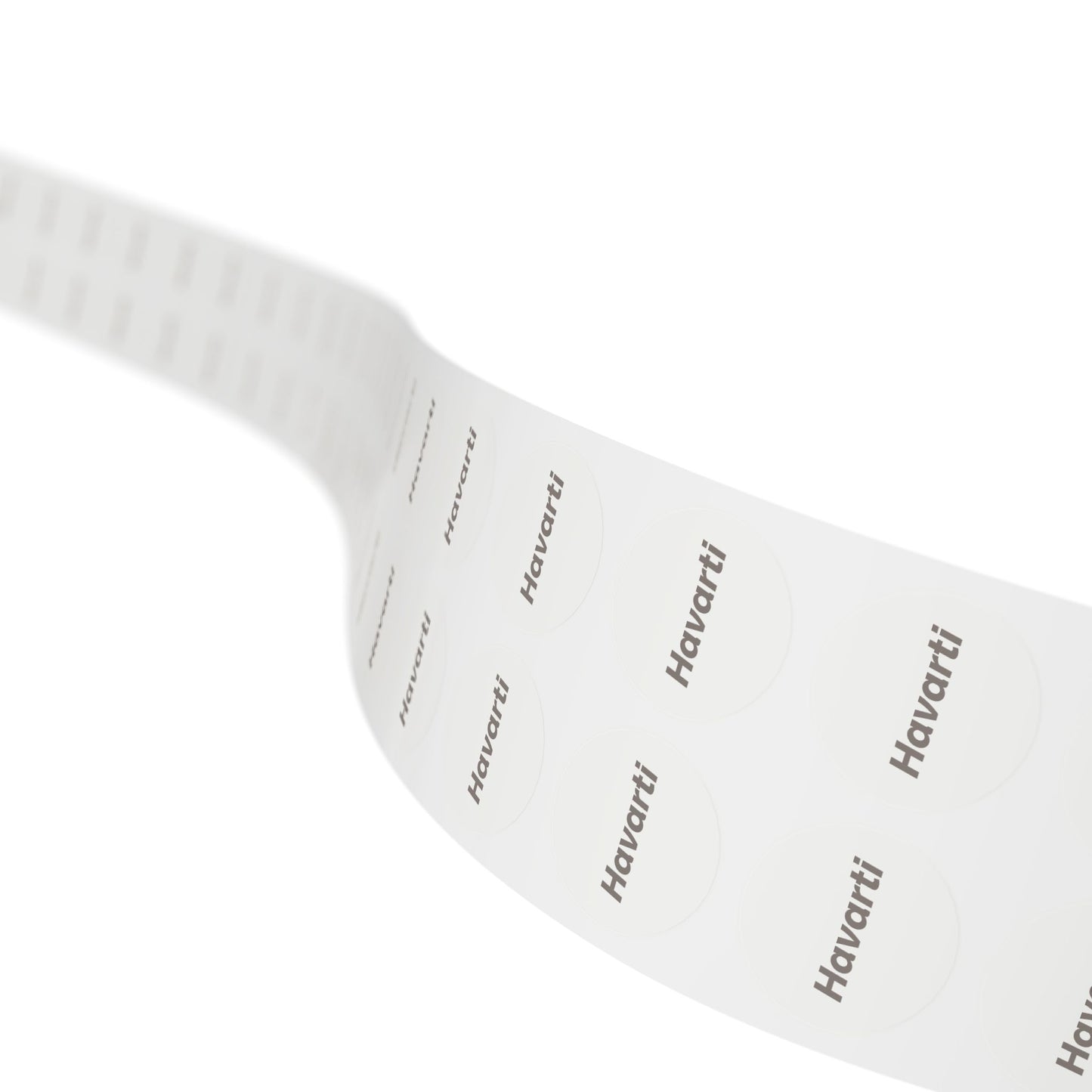 🧊 Havarti 🧊 Cheeses and Dips - Round Sticker Label Rolls