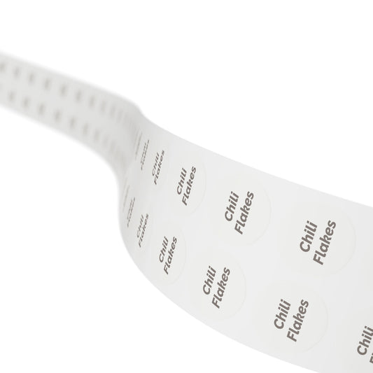 🧊 Chili Flakes 🧊 Herbs and Spices - Round Sticker Label Rolls