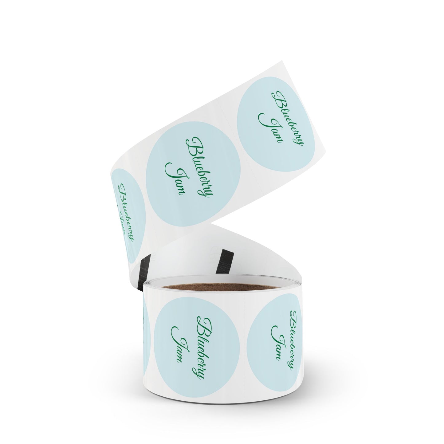 🧊 Blueberry Jam 🧊 Round Sticker Label Rolls
