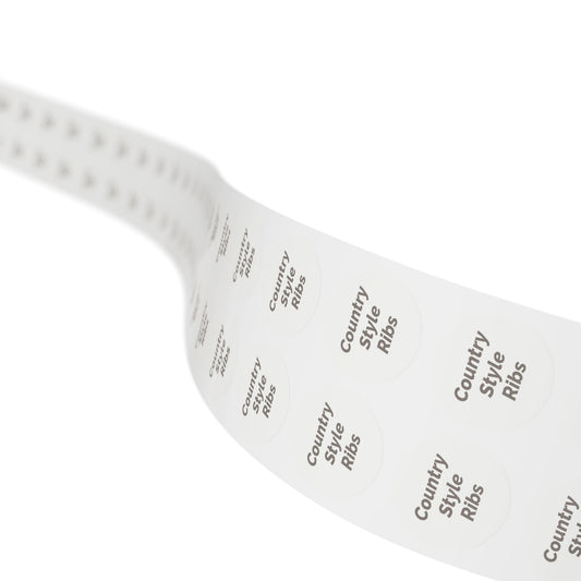 Round Sticker Label Rolls - 🧊 Country Style Ribs – Small Circular Labels