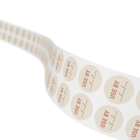 Round Sticker Label Rolls - 🧊 USE BY Stickers – Small Circular Labels