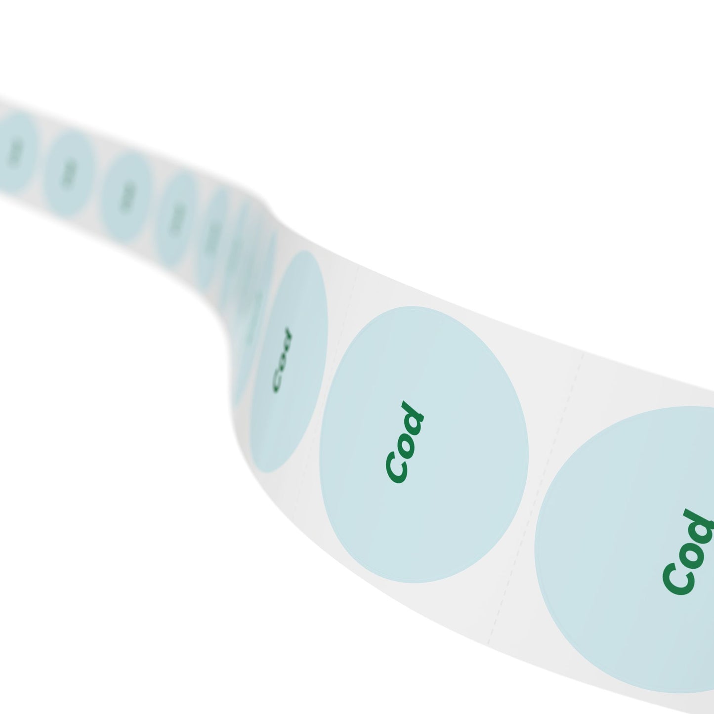 Round Sticker Label Rolls - 🧊 Cod – Small Circular Labels