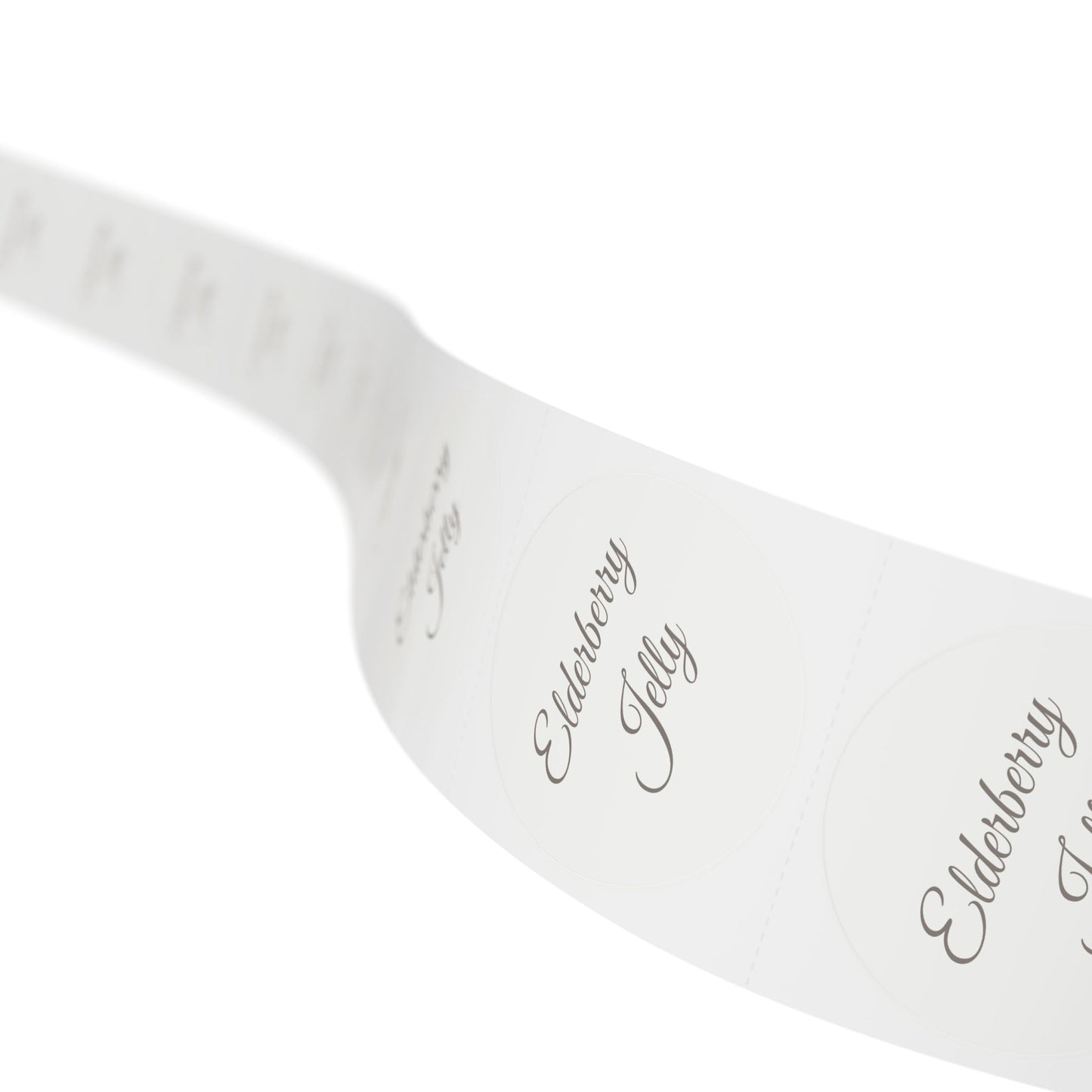 🧊 Elderberry Jelly 🧊 Round Sticker Label Rolls