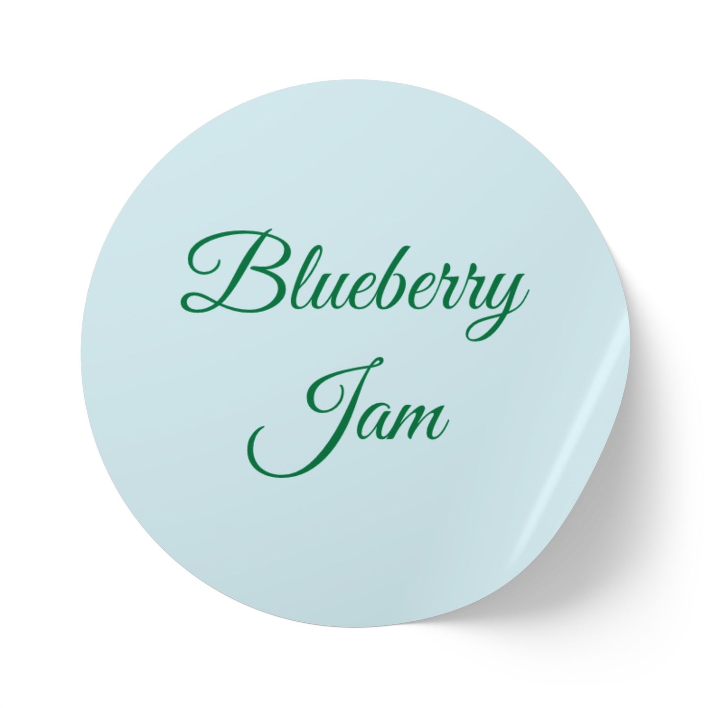 🧊 Blueberry Jam 🧊 Round Sticker Label Rolls