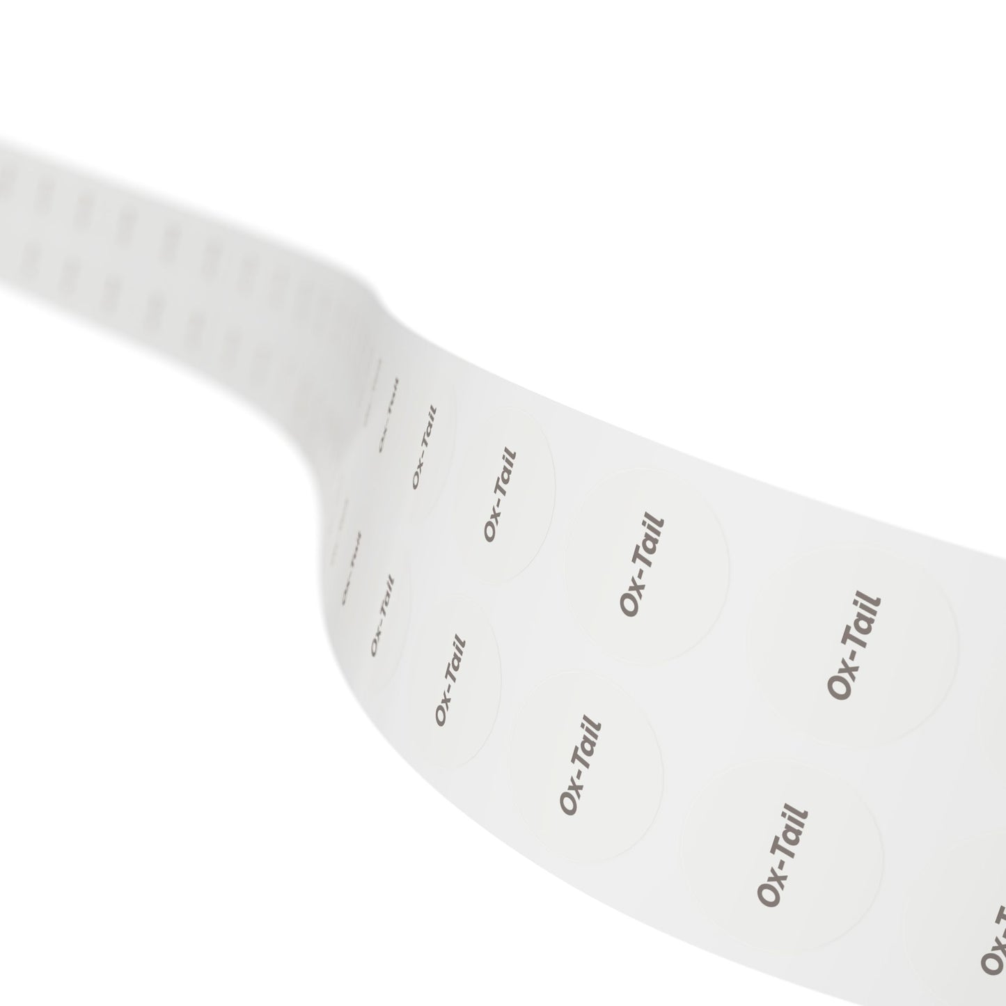 Round Sticker Label Rolls - 🧊 Ox Tail – Small Circular Labels