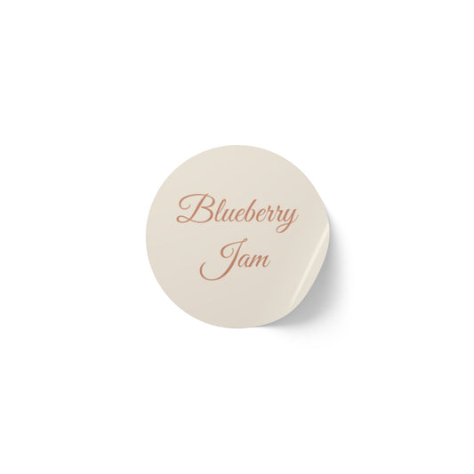 🧊 Blueberry Jam 🧊 Round Sticker Label Rolls