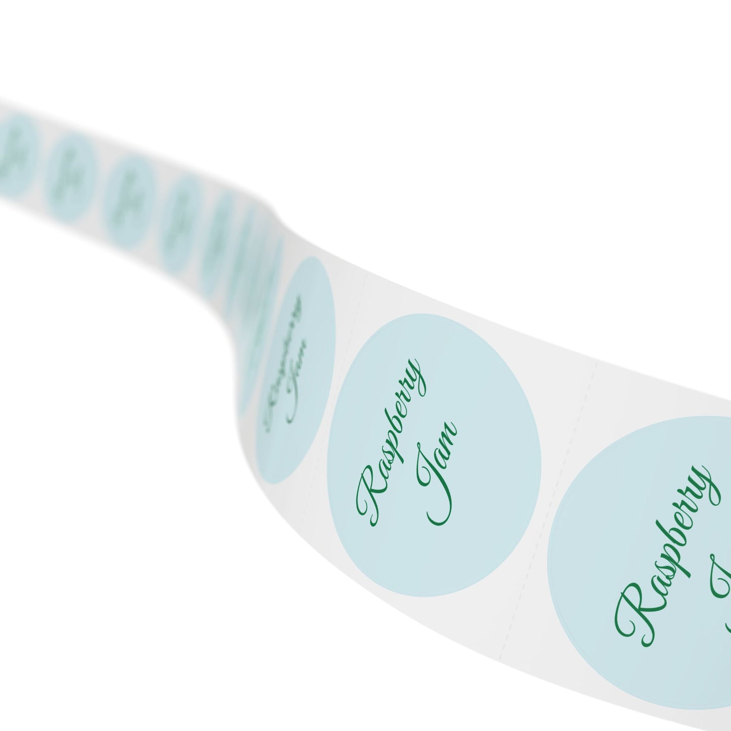 🧊 Raspberry Jam 🧊 Round Sticker Label Rolls