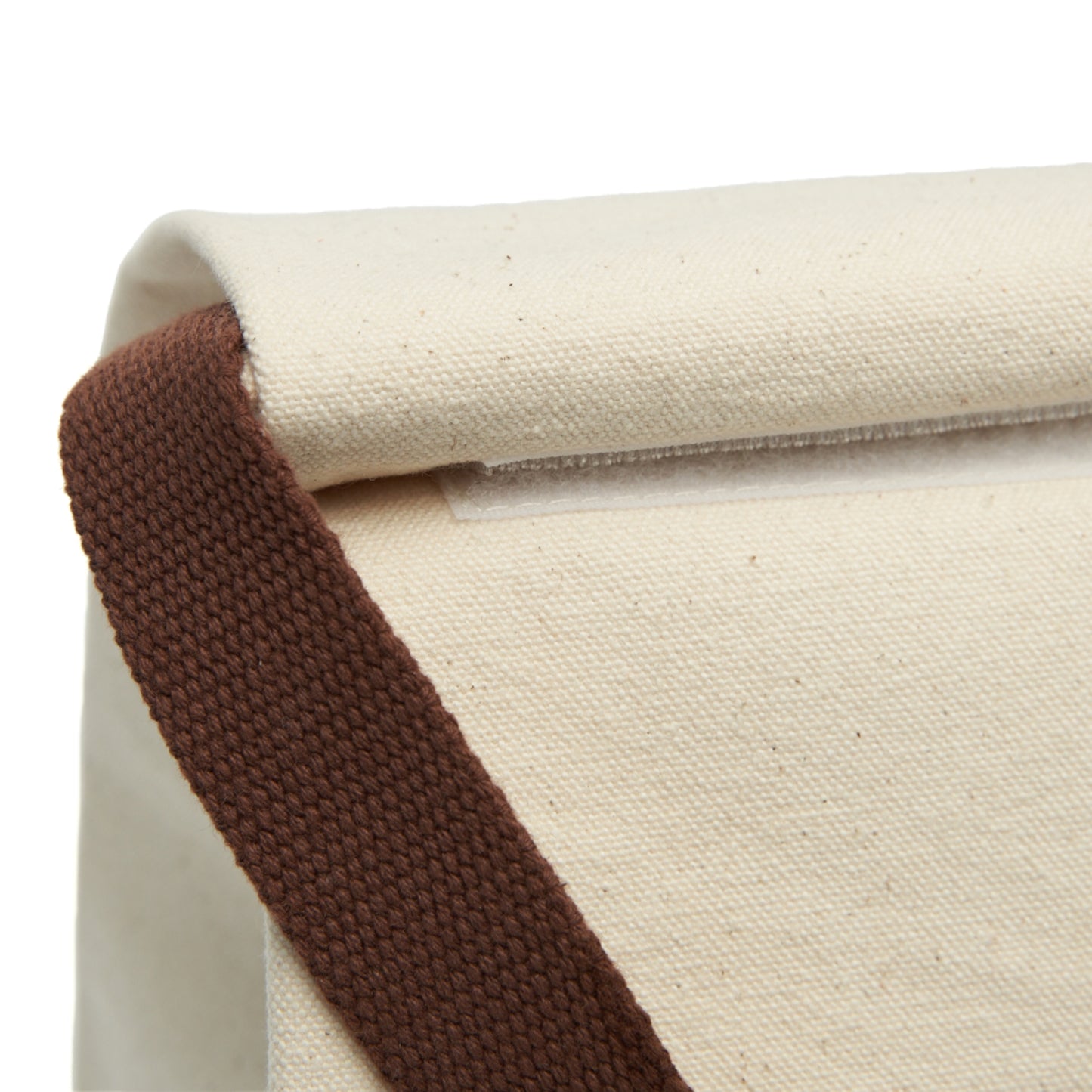 Canvas Roll-Top Storage Bag – Durable Label & Sticker Organizer - Sage Evergreen Mist Themed
