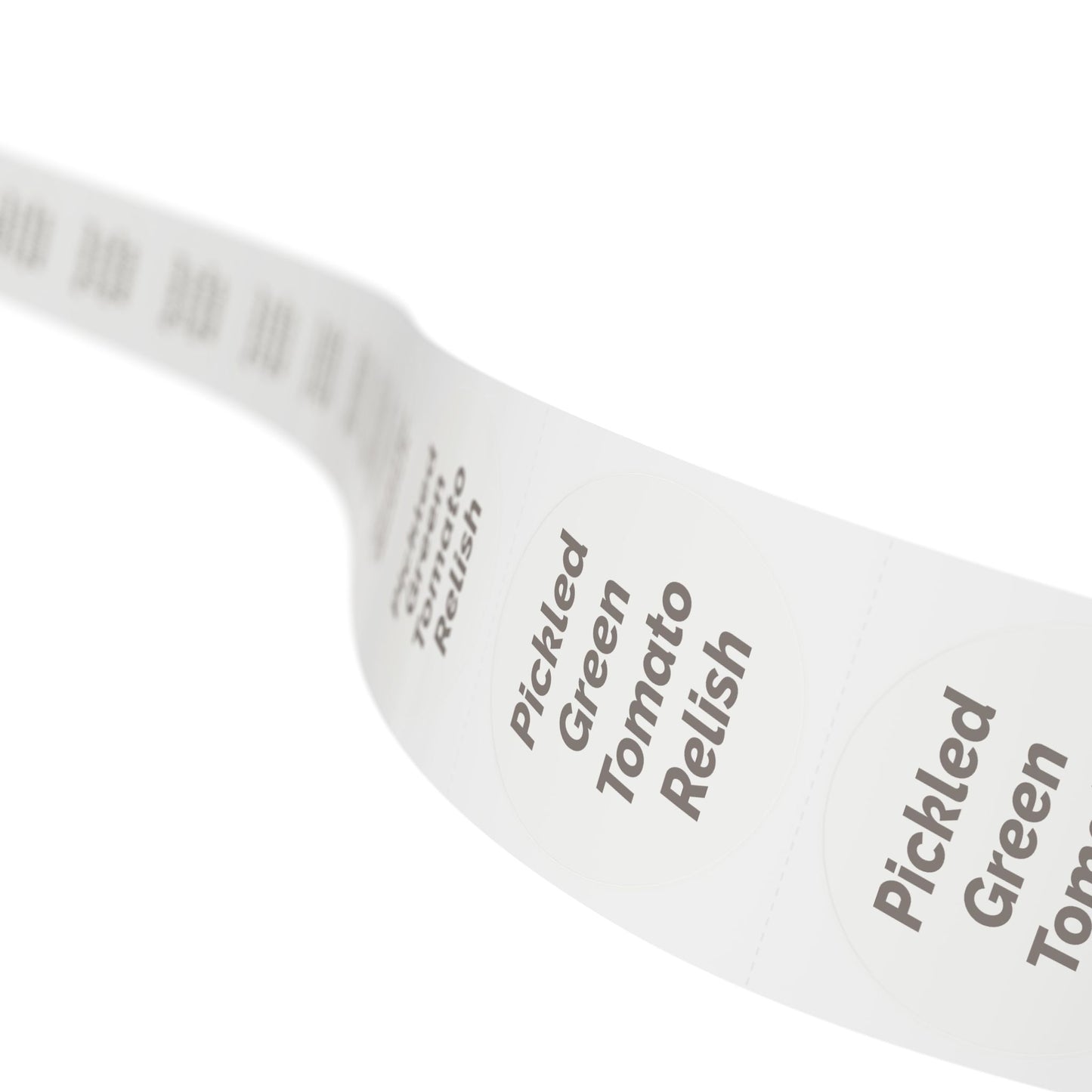 🧊 Pickled Green Tomato Relish 🧊 All Things Pickled - Round Sticker Label Rolls