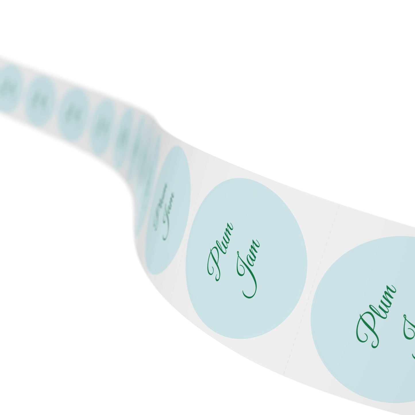🧊 Plum Jam 🧊 Round Sticker Label Rolls