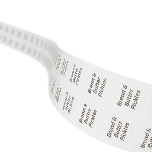 🧊 Bread & Butter Pickles 🧊 All Things Pickled - Round Sticker Label Rolls