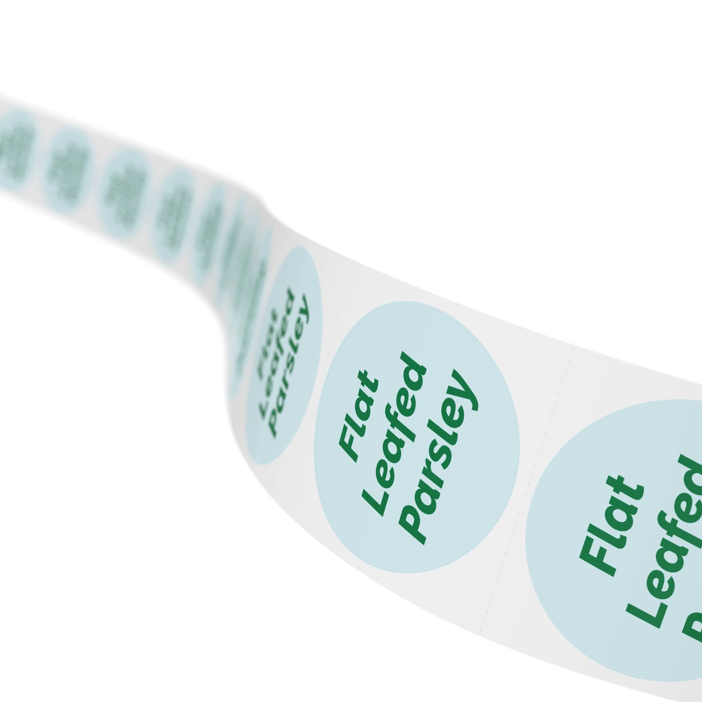 🧊 Flat Leafed Parsley 🧊 Herbs and Spices - Round Sticker Label Rolls