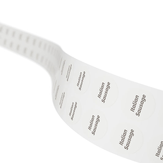 Round Sticker Label Rolls - 🧊 Italian Sausage – Small Circular Labels