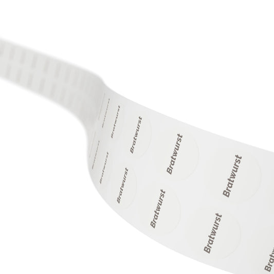 Round Sticker Label Rolls - 🧊 Bratwurst – Small Circular Labels
