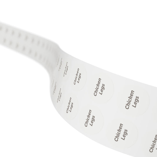 Round Sticker Label Rolls - 🧊 Chicken Legs – Small Circular Labels