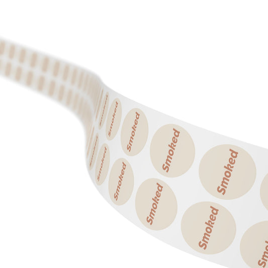 Round Sticker Label Rolls - 🧊 Smoked – Small Circular Labels
