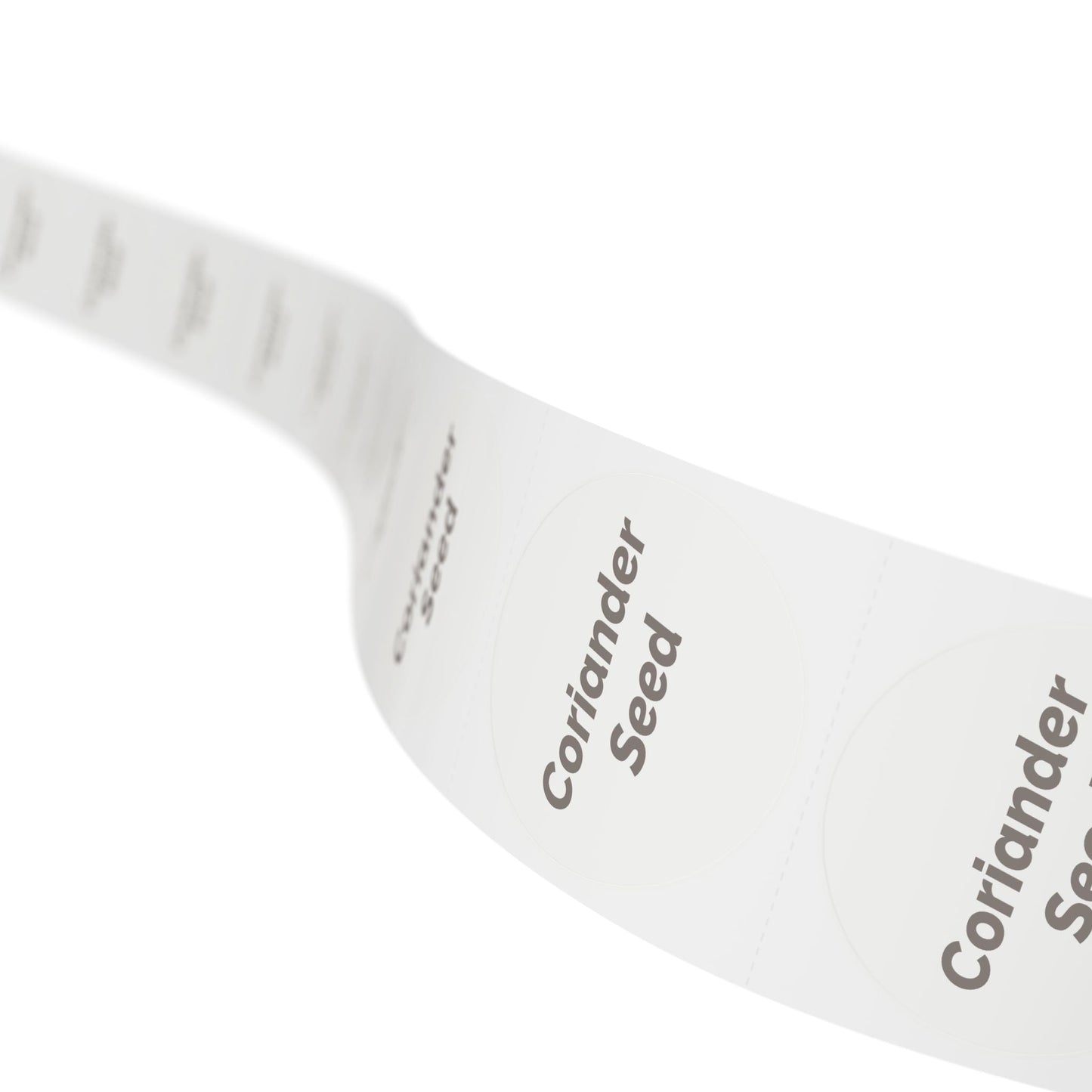 🧊 Coriander Seed 🧊 Herbs and Spices - Round Sticker Label Rolls