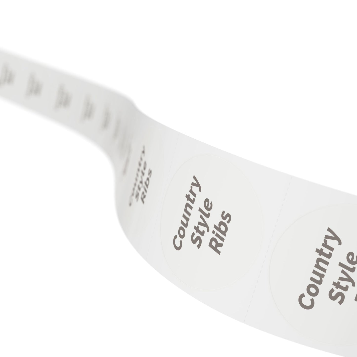 Round Sticker Label Rolls - 🧊 Country Style Ribs – Small Circular Labels